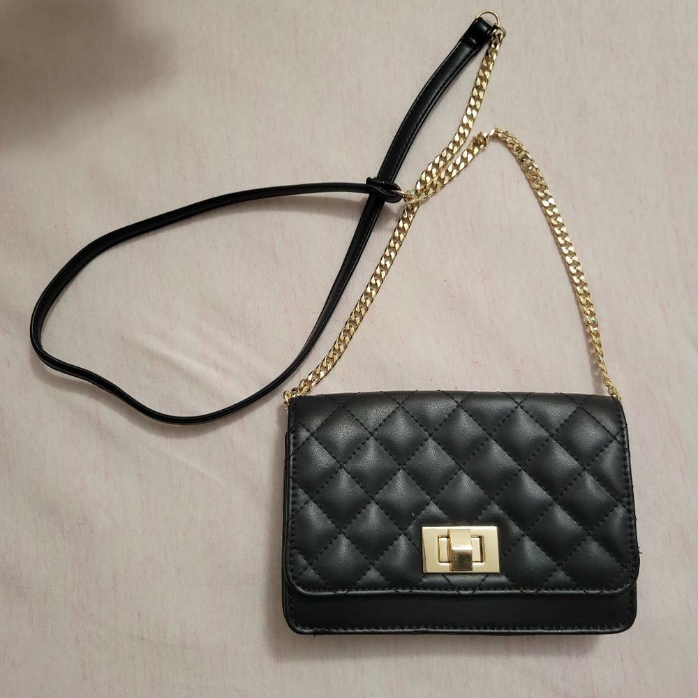 Call it Spring Shoulder Bag Grid Crossbody Handbag Leather Stylish Evening - Picture 2 of 9